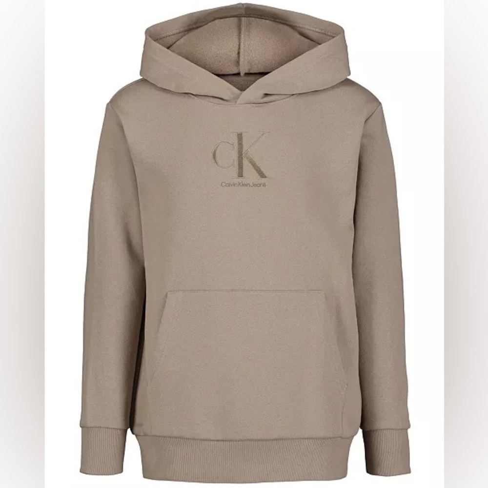 NWT Size 10/12 Calvin Klein Big Boys Luxe Hoodie